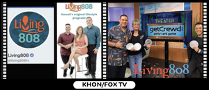 Living 808 KHON - getCrewd Party Card Game